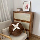 ins cute soft cute mushroom tomato futon cushion bed cushion doll throw pillow lazy living room sofa pillow