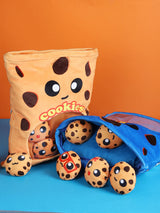 A Bag of Snakes Plush Pillow Cute Boba Tea Cookies Plush Toy Pudding Cake Alien Bat Plushies Hug Pillow Birthday Gift