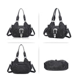 Women Handbag Leopard Top-handle Shoulder Bag PU Dumpling Pack Multi-pockets Shoulder Bags Phone Money Pack