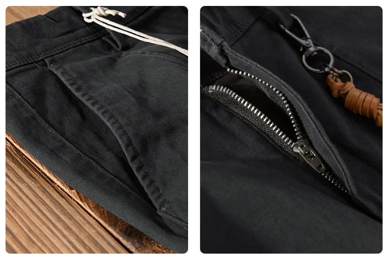 Men's Vintage Wide-Leg Cargo Trousers | LFFMHMT