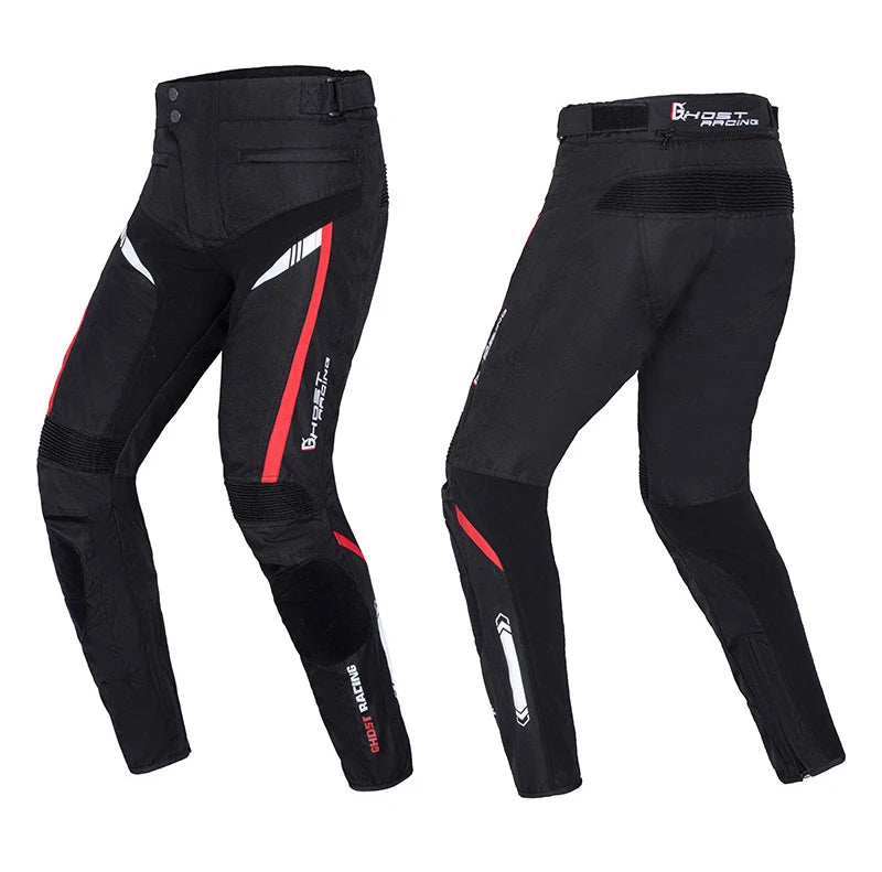 GHOST RACING Motorcycle Racing Jacket Man Waterproof Dirt Bike Pants Set With Protection Racing Suit Motocross Jacket Motor Suit