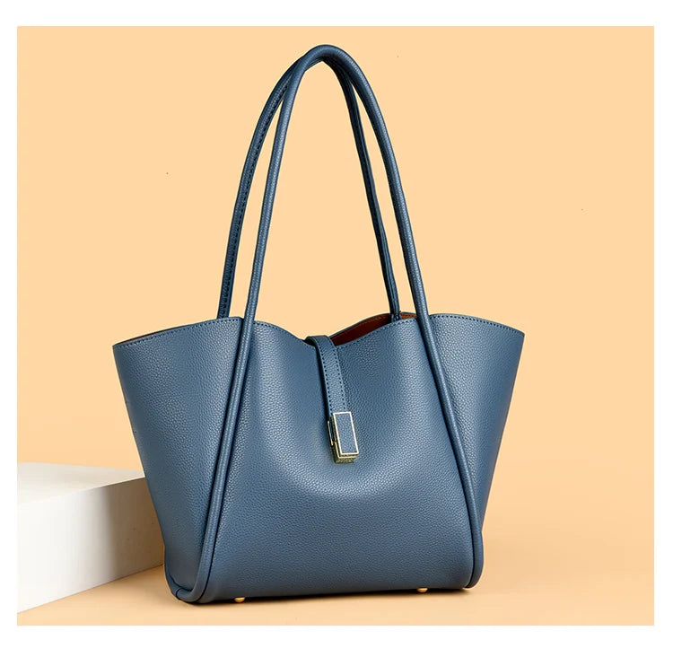 High Quality Soft Leather Shoulder Crossbody Bags For Women Large Capacity Luxury Bag Brand Designer Casual Handbag Sac A Main
