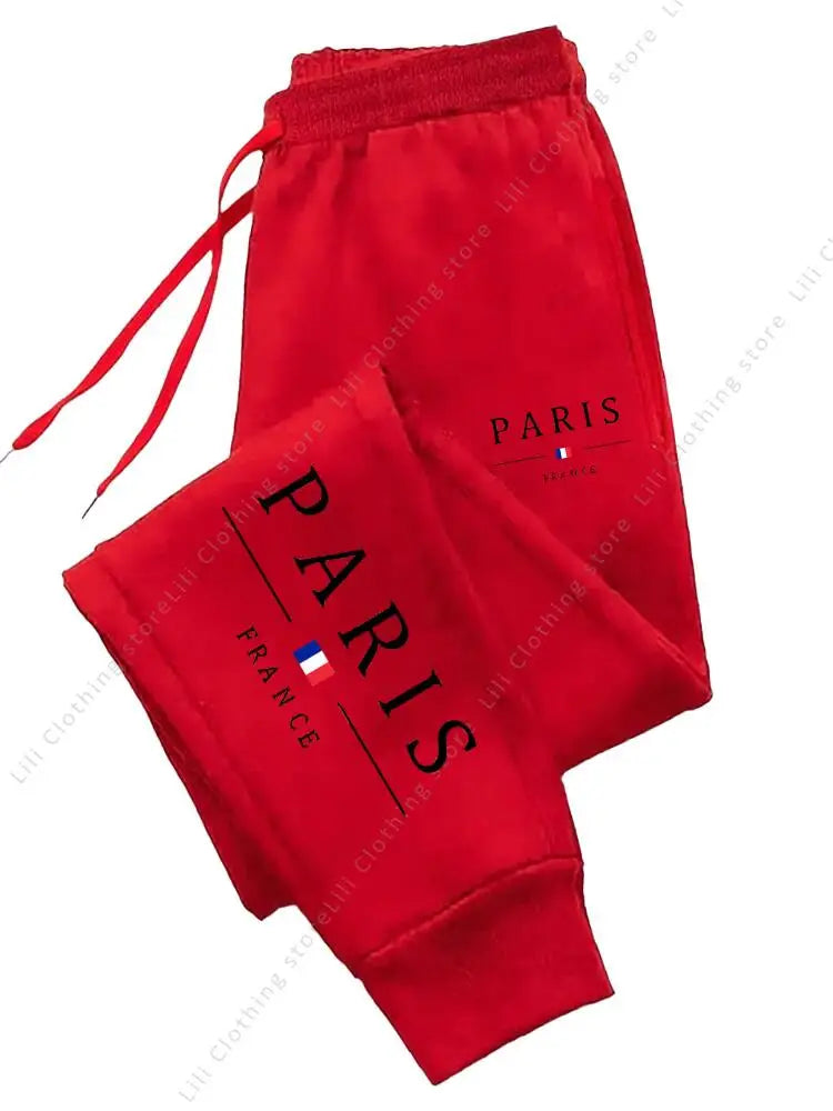Women's Fleece Jogger Pants with Drawstring Waist