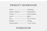 CH Fashion Brand Women's Handbag Large Capacity Casual Diagonal letter Silver Fox Is PU Leather Shoulder Bag