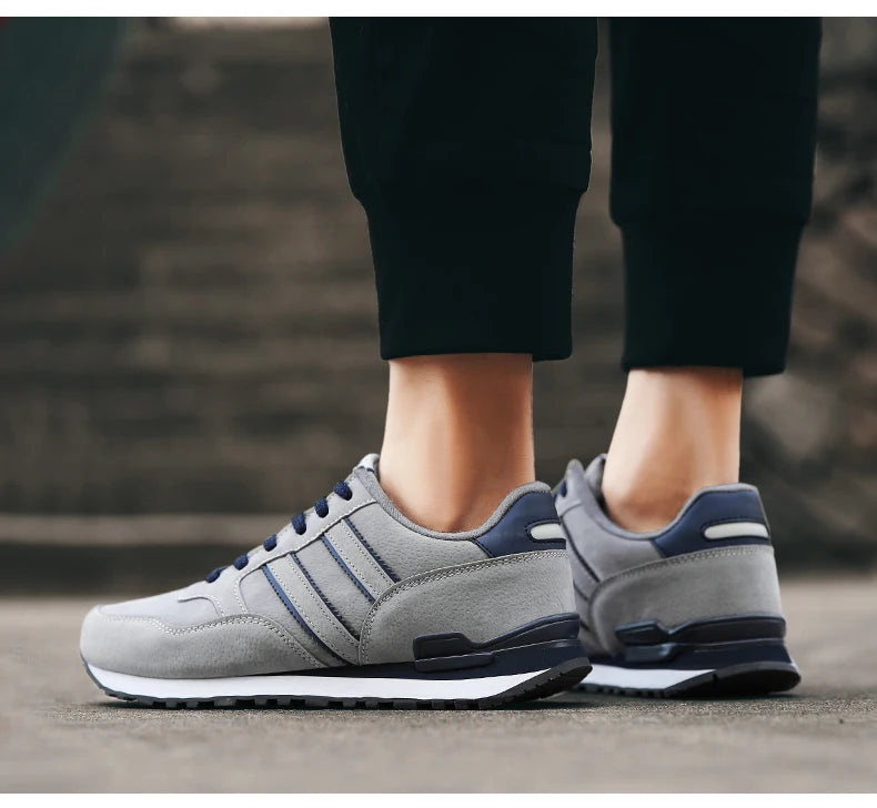 Men's Corduroy Lace-Up Casual Sneakers