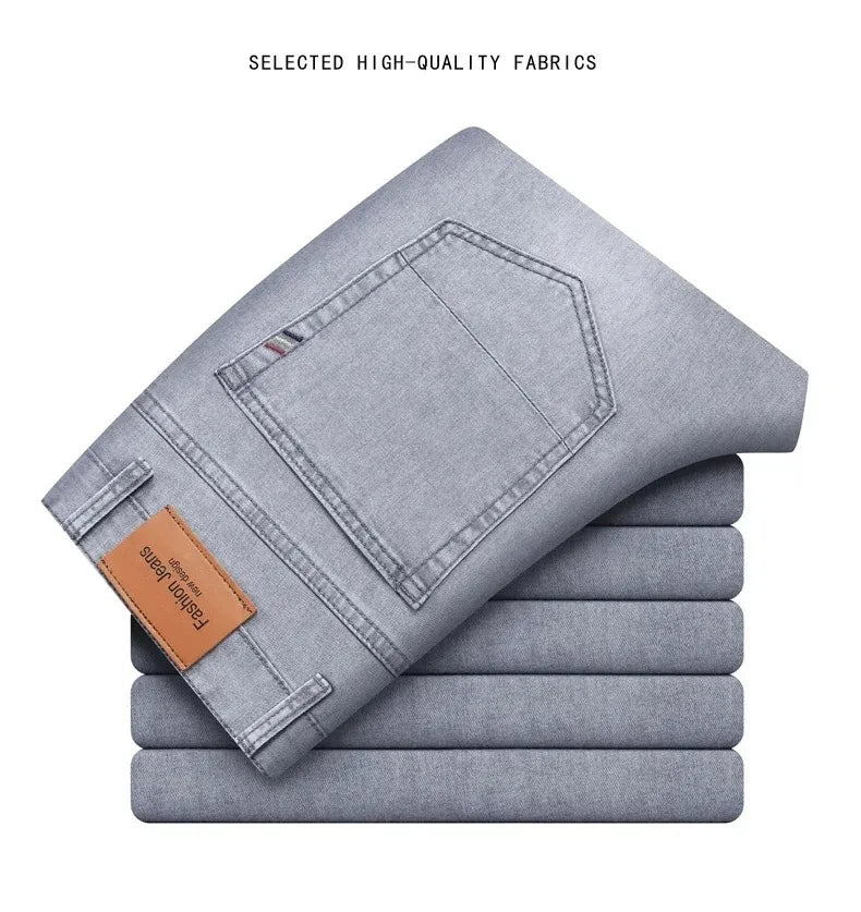Men's Straight-Leg Stretch Jeans