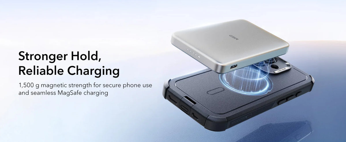 ESR Magnetic iPhone Case with Camera Stand