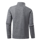Men’s Fleece Half-Zip Turtleneck Sweatshirt