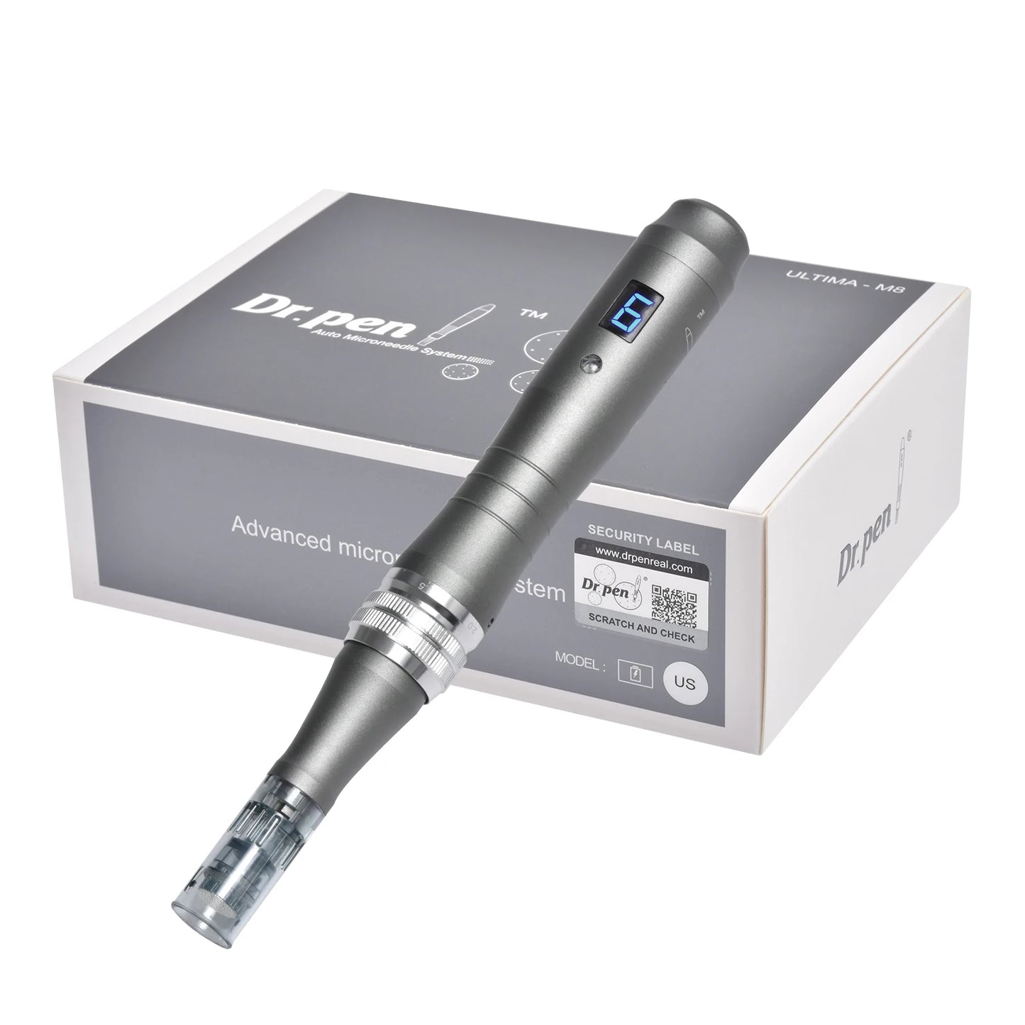 Dr pen Ultima M8 With 22 Cartridge Wireless MTS Derma Microneedle Pen Kit Professionals Use Beauty Machine Needle length 0.25 mm