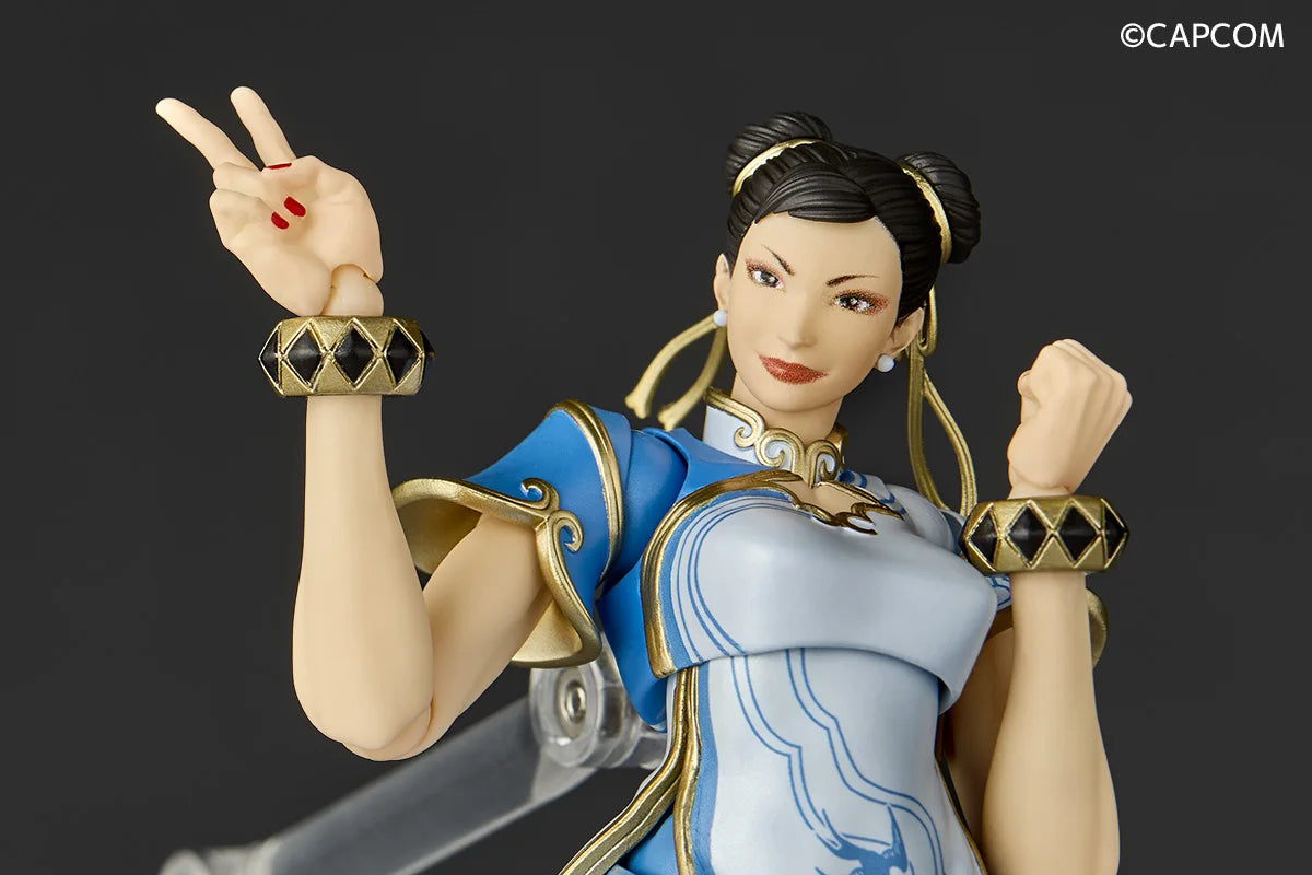 In Stock KAIYODO Ryu Han Juri Chun Li Movability Model Toys Revoltech AMAZING YAMAGUCHI Chun-Li SF6