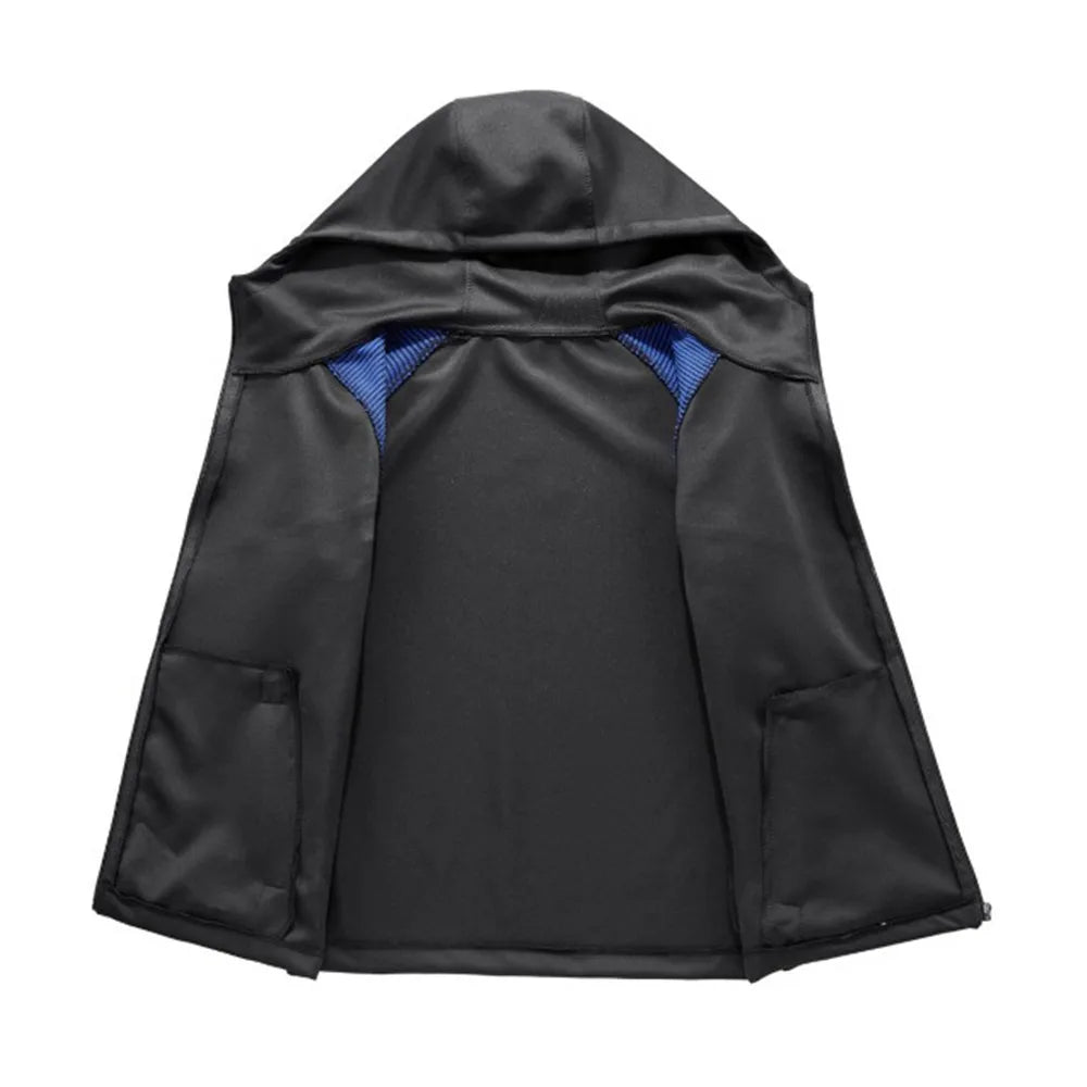 Men’s Racing-Inspired Zip-Up Hoodie