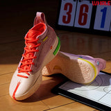 361 Degrees Joker 1 Men Basketball Shoes New Leather Breathable Shock-Absorbing Non-slip Wear-resistant Male Sneakers 672511104F