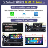 Road Top 12.3" CarPlay Screen for Audi A6 C6 A7 C7