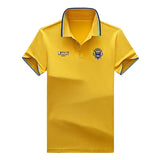 Men's Embroidered Polo Shirt – Casual Short Sleeve Top