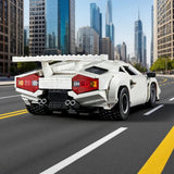 New 1506 pieces Countach 5000 home decor items, ultimate racing car collection, perfect for Christmas gifts or birthdays.