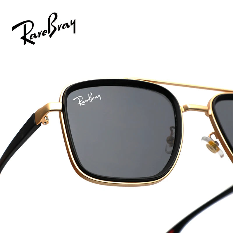 Oversized Square Sunglasses | Luxury Alloy Frame UV400
