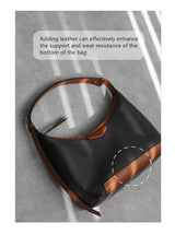 New Arrival Underarm Bag Women Genuine Leather Crossbody Bag Fashion Female Nylon Handbag Luxury Messenger Purses