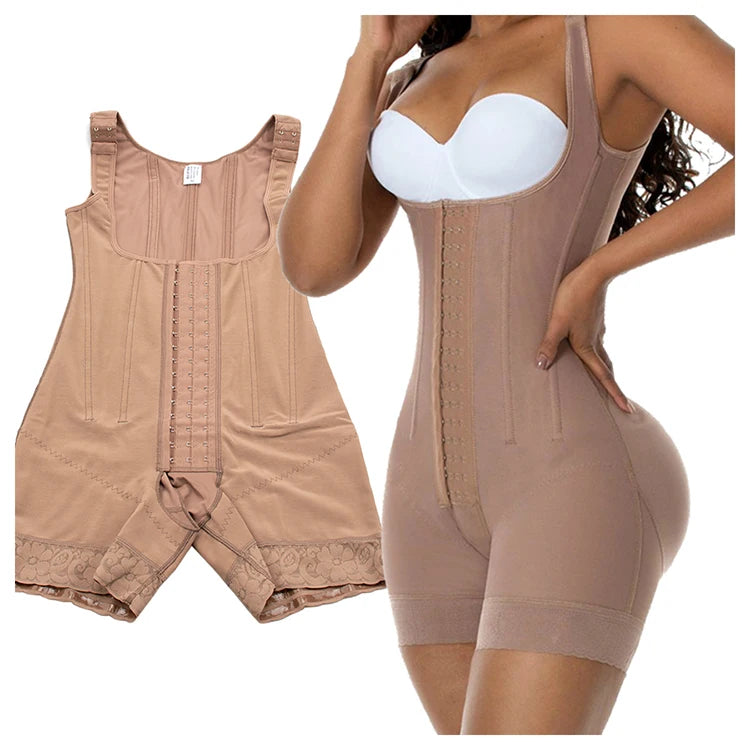 Stage 2 Post-Surgical BBL Faja – USA-Made Tummy Control Body Sculpting Shaper