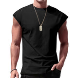 Men's Loose Short Sleeve T-Shirt — Round Neck Casual Summer Top