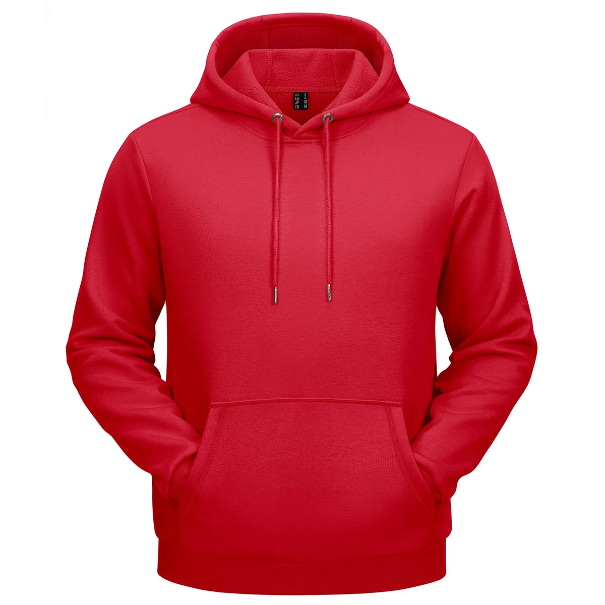 TACVASEN Autumn Winter Fleece Hoodies Mens Thermal Warm Hooded Sweatshirts Pockets Casual Hoodies Pullover Tops Male
