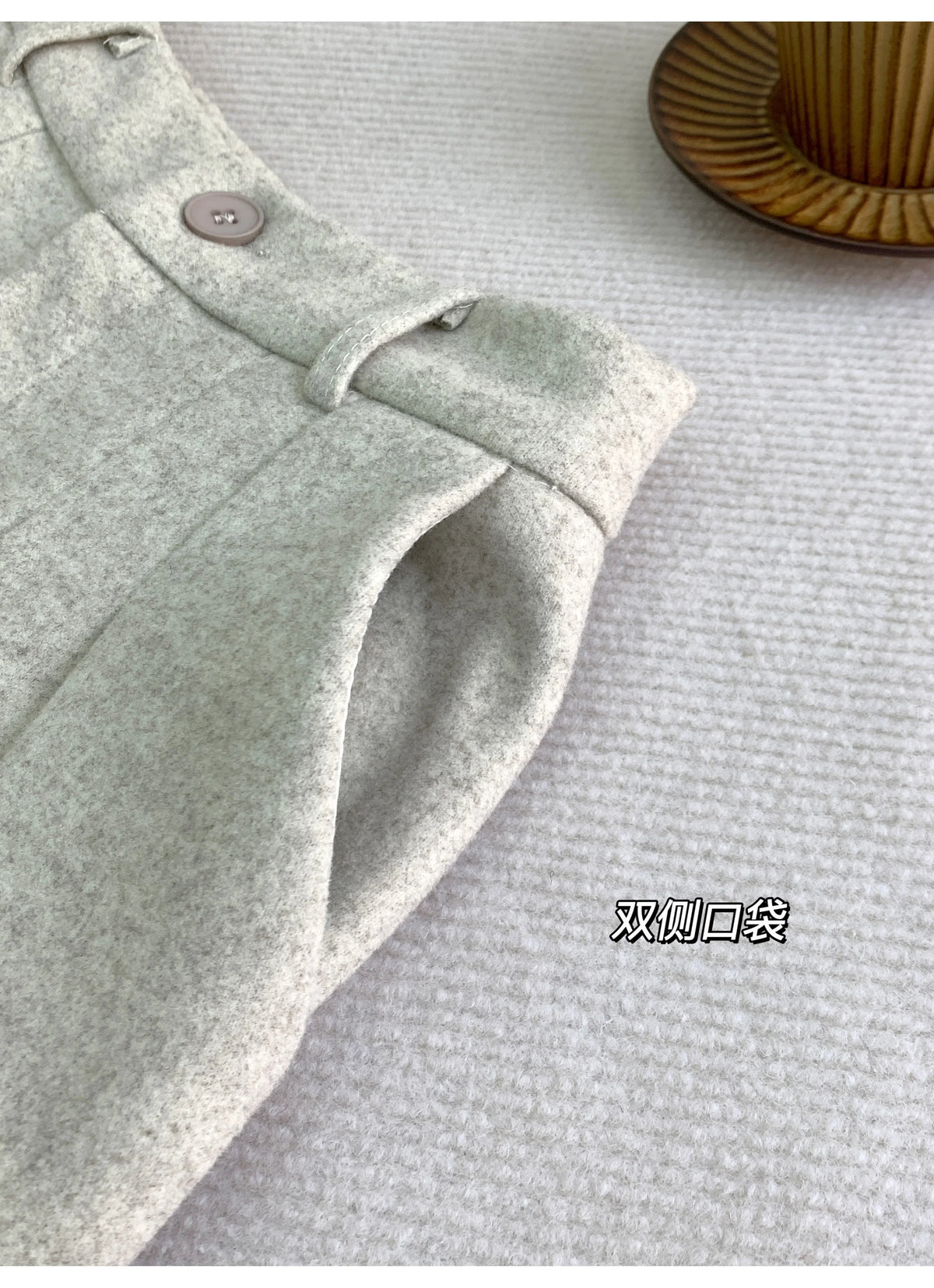 Women's High-Waist Ankle Pants with Pockets