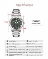 IX&DAO Warrior 37mm Automatic Watch | Sapphire & Steel