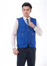 Men's Multi-Pocket Safari Vest – Lightweight All-Season Outerwear