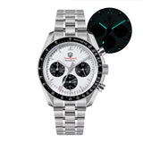 Watchdives WD1863 New Multifunctional Quartz Watch Black VK63 Sports Chronograph Watch Bubble Sapphire Waterproof 100 Wristwatch