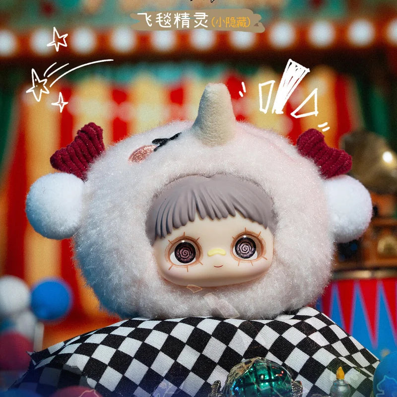 Maymei Crazy Circus Vinyl Plush Blind Box Bag Pendant Decoration Accessories Doll Cute Keychain Mystery Box Surprise Toy Gift