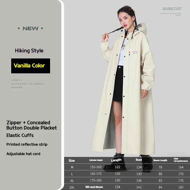 All-Weather Full-Body Poncho for Cycling & Hiking
