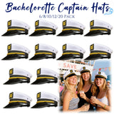 Captain Hats Bulk Pack – Nautical Party Caps