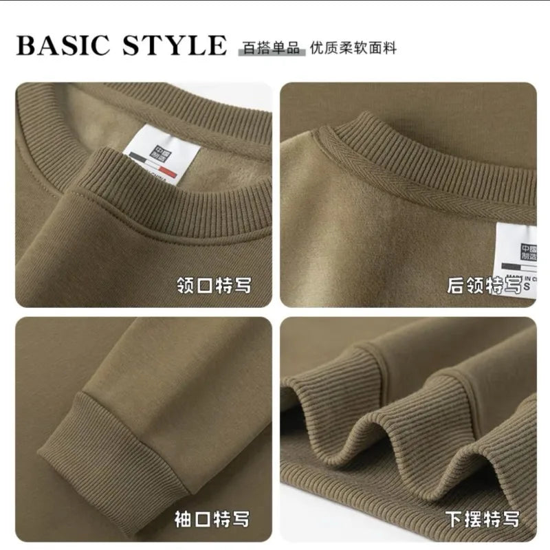 Unisex 600GSM Plush Fleece Oversized Sweatshirt