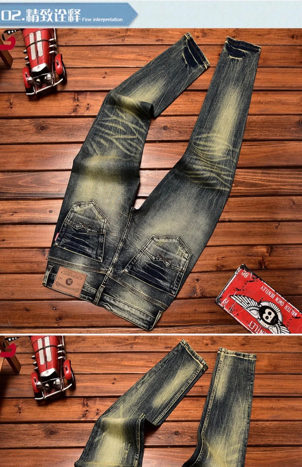 Men’s Slim-Style Stretch Denim Jeans