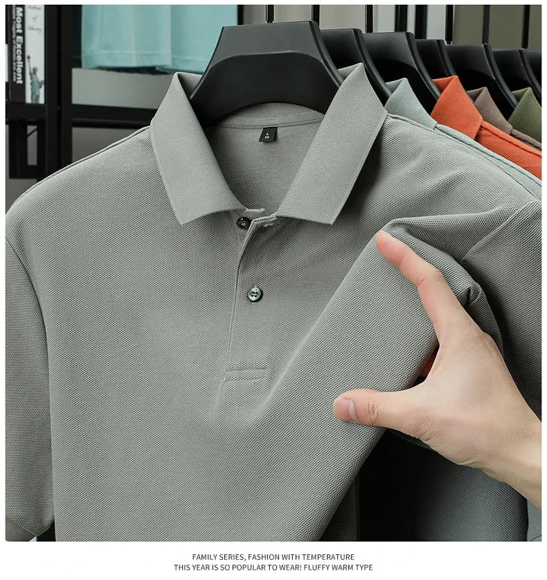 Men's Premium Cotton Polo Shirt – 19 Colors