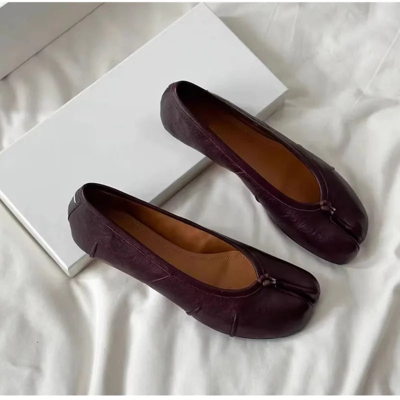 Split Toe Ballet Flats | Tabi Loafers for Women