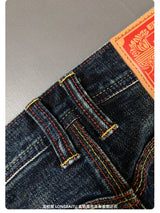 Men's Vintage Cotton Selvedge Denim Jeans – Loose Straight Fit