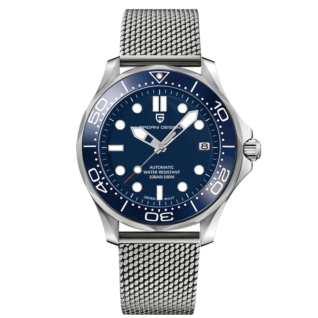 PAGANI DESIGN Men's Watches Luxury Automatic Watch For Men 2025 New 100M Waterproof Mechanical Wrist watch Men Sapphire crystal