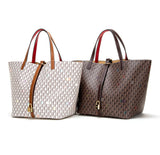 CHCH Women's Tote Bag Autumn New Large Capacity Coffee Color Commuter Women's Bag
