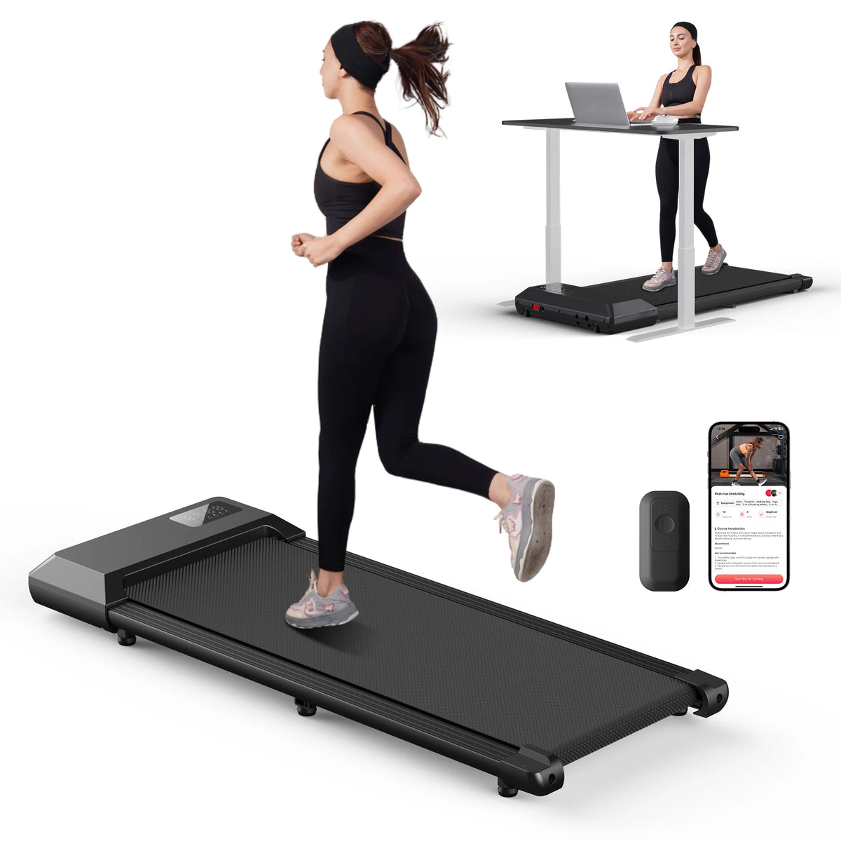 Superun 300 lbs Walking Pad Treadmill 2.5HP – Home Fitness