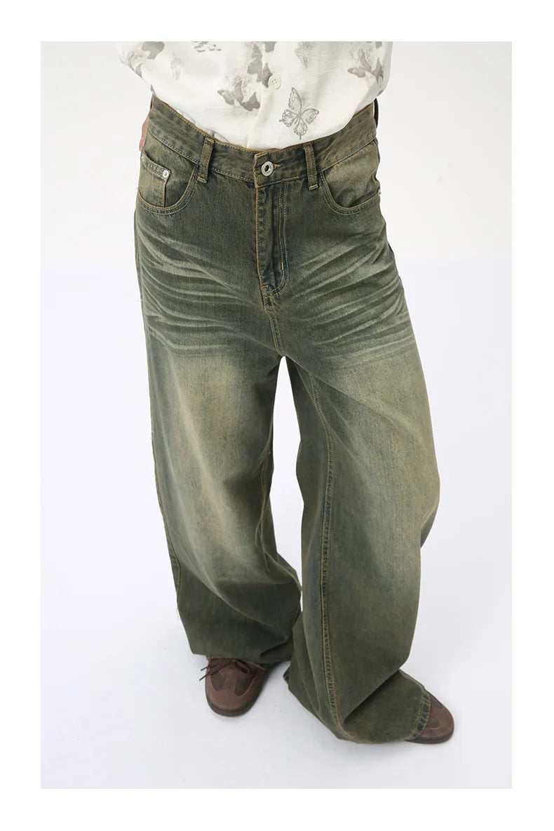 Men's Loose Straight-Leg Denim Jeans & Shorts