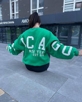 Women's Y2K Letter Print Relaxed Sweatshirt