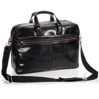 Vintage Leather + Canvas men briefcase Business bag Portfolio men office bag male canvas briefcase attache case document tote