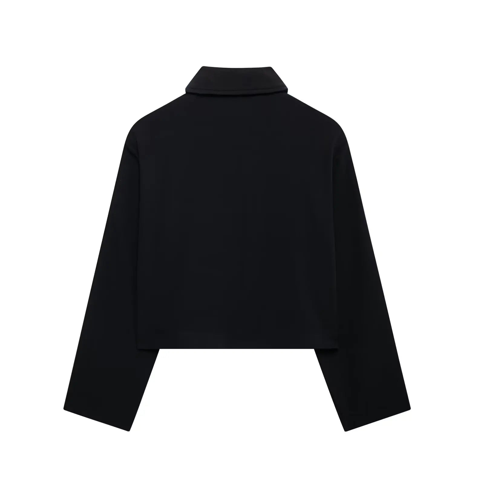 2024 New Women Casual Black Trousers Suits Sports Short Jacket + Female Vinatge Black White Patchwork Baggy Pants Street