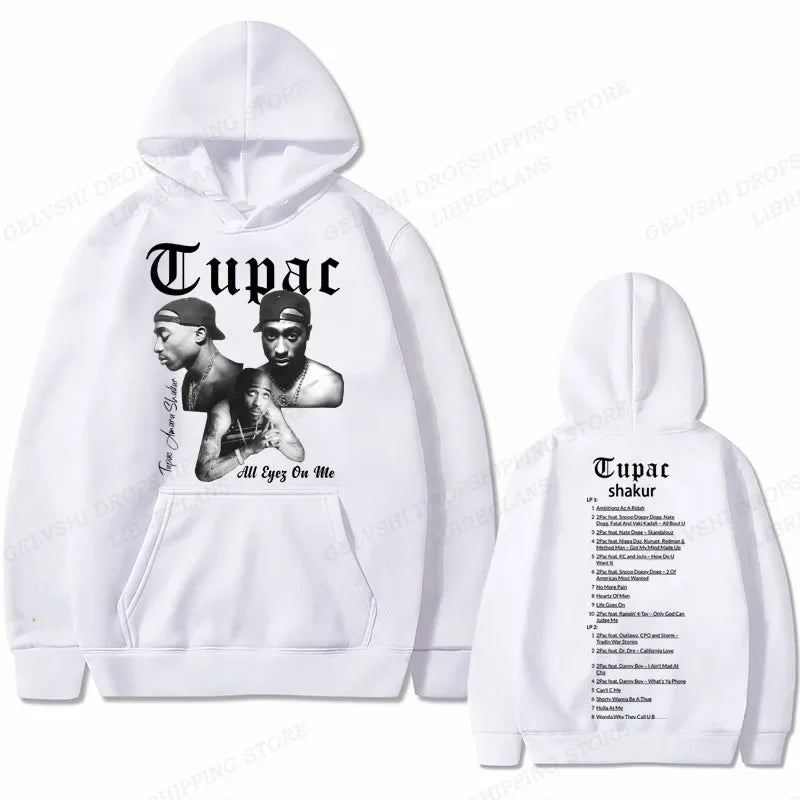 Tupac 2Pac Graphic Fleece Hoodie for Men