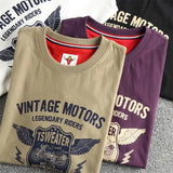 Men's Vintage Motorcycle Cotton T-Shirt
