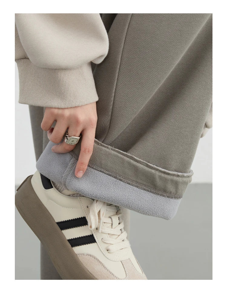 Women's High-Waisted Drawstring Wide-Leg Pants