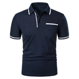 Men's Short Sleeve Knit Polo Shirt