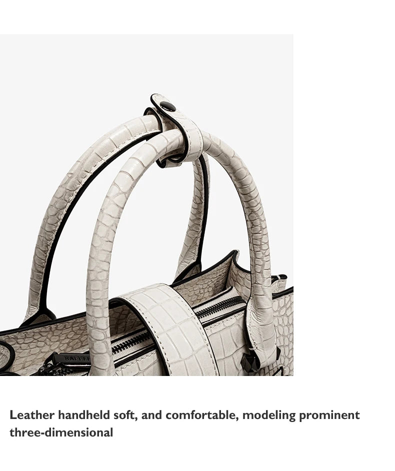 BAFELLI Women's Genuine Leather Business Tote Bag