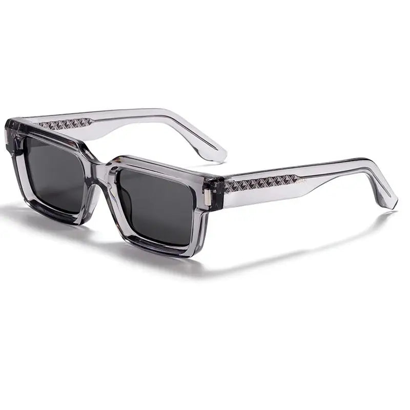 HBK Punk Vintage Square Men's  Sunglasses Brand Design Small Frame Sun Glasses Party Travel Glasses Gift Ideal Choice