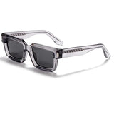 HBK Punk Vintage Square Men's  Sunglasses Brand Design Small Frame Sun Glasses Party Travel Glasses Gift Ideal Choice